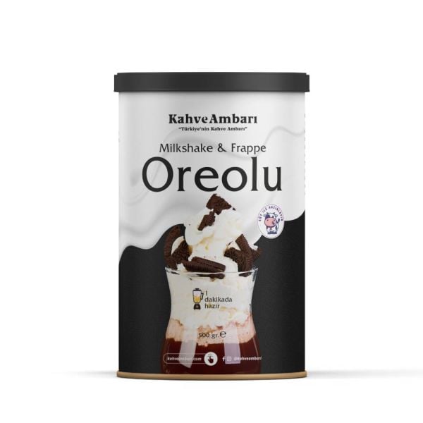 Oreolu Milkshake Frappe Tozu 500 gr