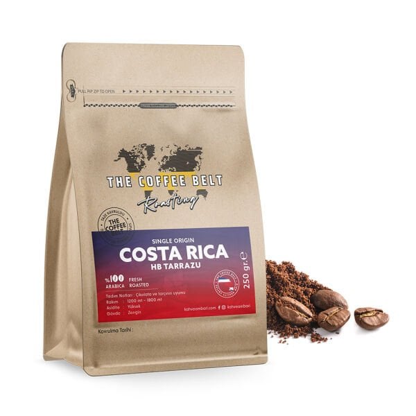 Costa Rica HB Tarrazu Yöresel Kahve 250 gr.