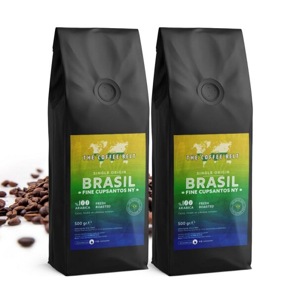 Brasil Fine Cup Santos Yöresel Kahve 1000 Gr