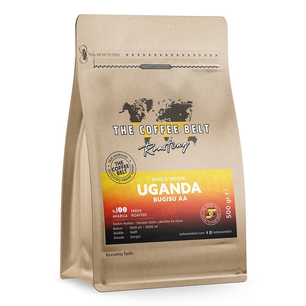 Uganda Bugisu AA Yöresel Kahve 500 gr
