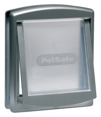 PetSafe 757 Ef Staywell Orjinal 2 Yönlü Kilitli Kapı Orta Boy Gümüş