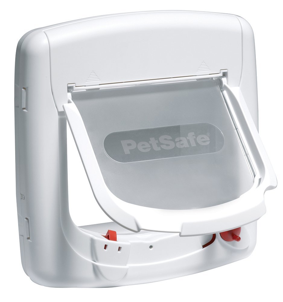 PetSafe 400 Ef Staywell Deluxe Mıknatıslı 4 Yönlü Kilitli Kapı Beyaz