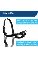 Easy Walk Harness Siyah Köpek Göğüs Tasması Teşhir Ürünü