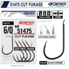 Owner 51475 Fukase Black Chrome İğne