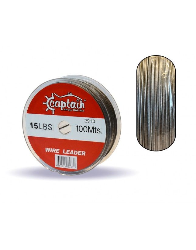 Captain Çelik Tel 100mt Steel Wire Leader