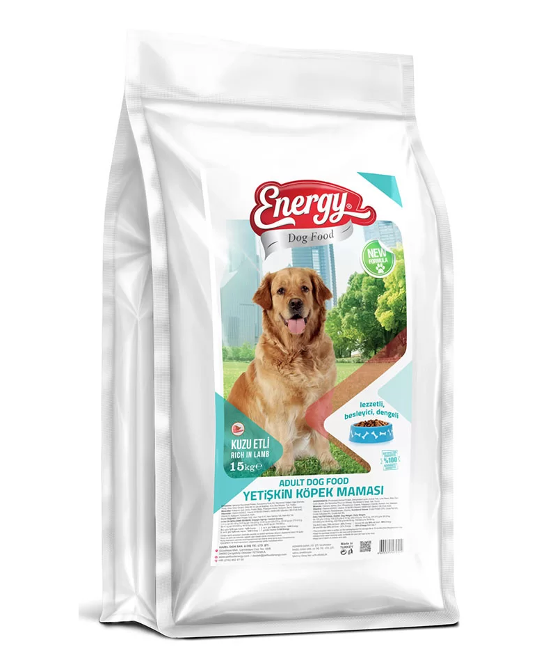 Energy® Premium Kuzulu & Pirinçli Köpek Maması -15 kg