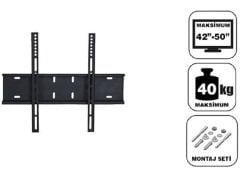 Achill 42''- 50'' Ekran Sabit Tv Askı Aparatı Tüm Tv 'ler İçin - Su Terazili
