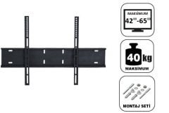 Achill 42''- 65'' Ekran Sabit Tv Askı Aparatı Tüm Tv 'ler İçin - Su Terazili