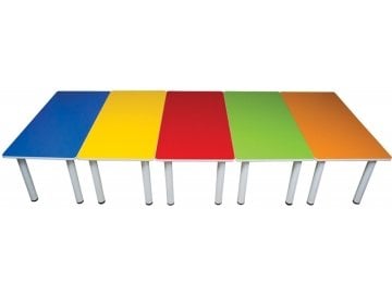 Metal Ayaklı Anaokulu Masası 60x120