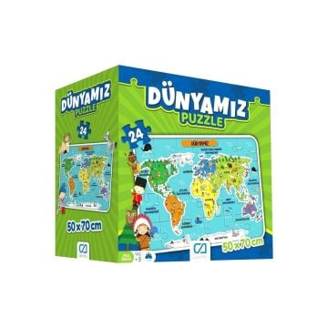 CA GAMES PUZZLE DÜNYAMIZ 24 PARÇA 50x70 CM