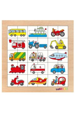 AHŞAP PUZZLE EŞLEŞTİR KARIŞTIR TAŞITLAR