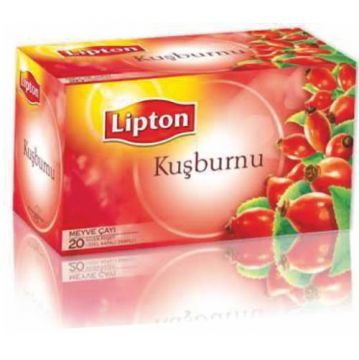 Lipton Bitkisel Kuşburnu Poşet Çay 20'li