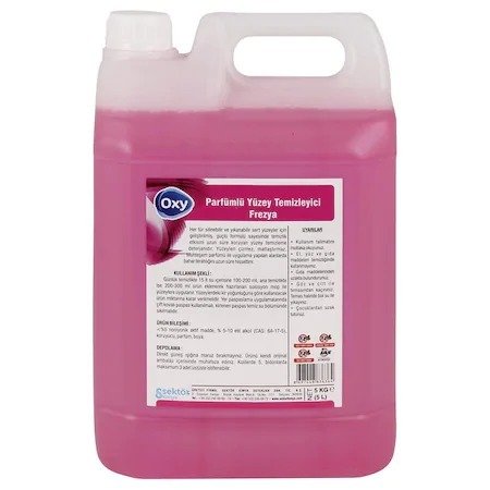 OXY PARFÜMLÜ YÜZEY TEMİZLEYİCİ FREZYA PEMBE 5 KG