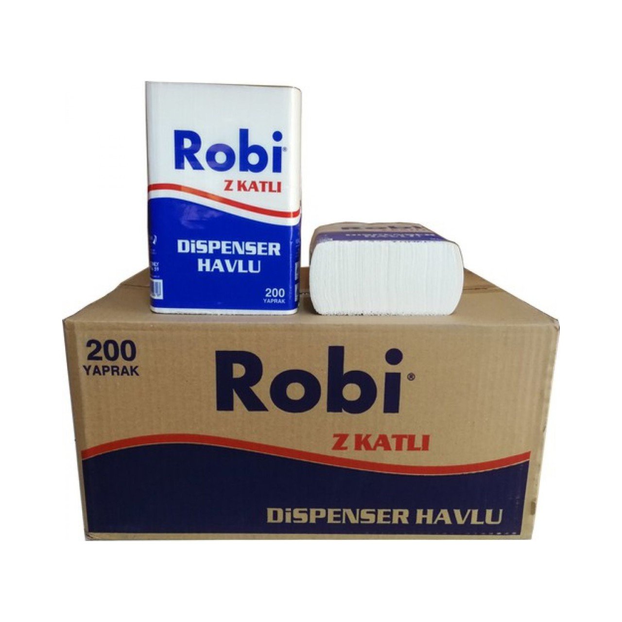 Robi Z Katlama Dispenser Havlu 200 lü