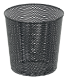 METAL OFİS TİPİ ÇÖP KOVASI FİLELİ