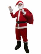 Polar Noel Baba Kostüm Seti 7 Parça Tam Takım Lüks