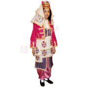 Zeybek Kız Çocuk Kostümü Tam Takım Kıyafet