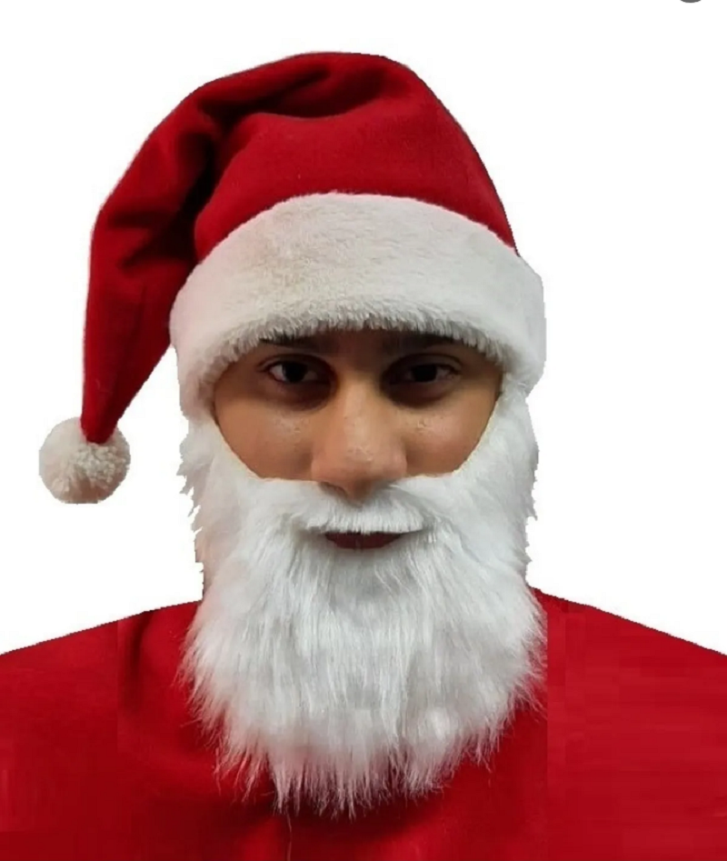Noel Baba Şapka Sakal Seti