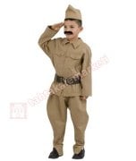 Çanakkale Savaşı Asker Kostümü Çocuk Kıyafeti