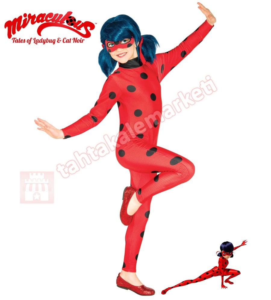 Mucize Uğur Böceği Kostümü Lady Bug Kıyafeti Lisanslı