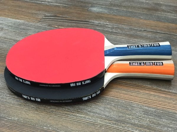 Masa Tenisi Seti 101 Kırmızı ve Siyah (2 Raket + 3 Top)