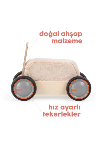 Driveme Soft Ayı Figürlü Yürüteç