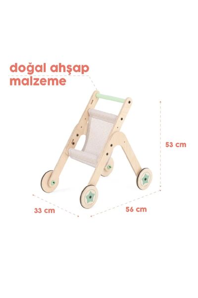 Trio Stroller Yürüteç Bebek Arabası