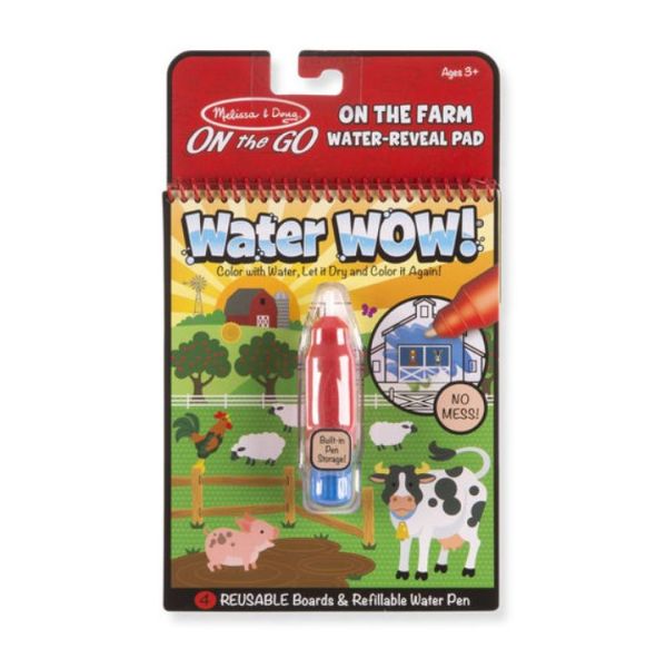 Water Wow! Su ile boyama kitabı - Çiftlik