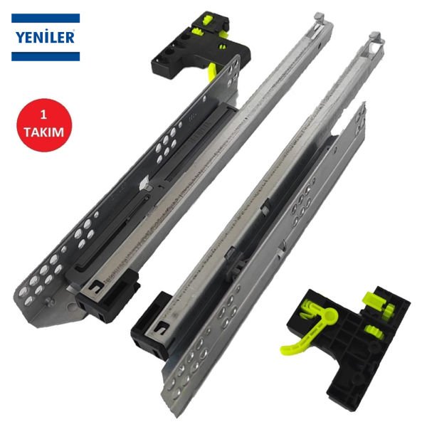 YENİLER TANDEM KISMİ AÇILIM ÇEKMECE RAYI 40 CM (MANDAL DAHİL)