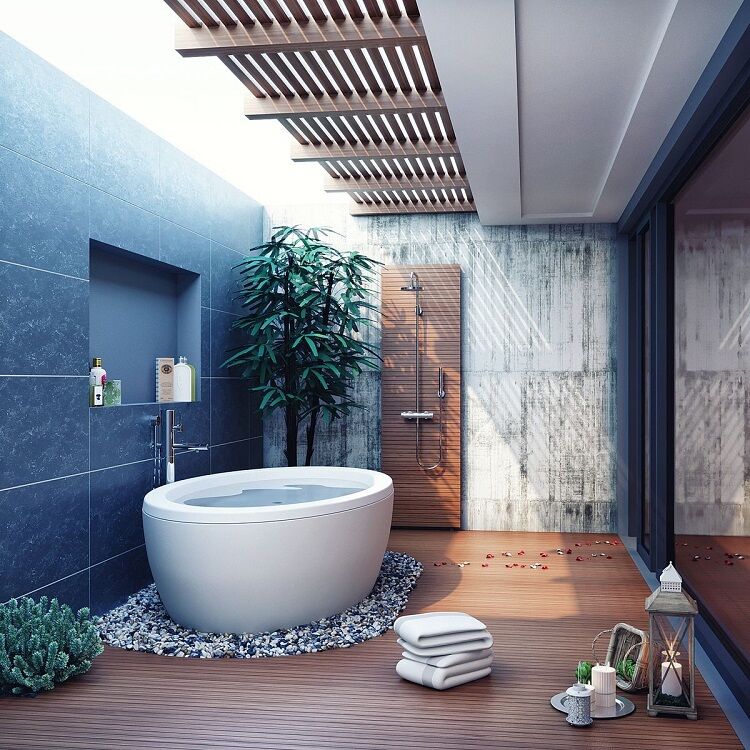Göz Kamaştırıcı Bir Banyo İçin Jakuzi