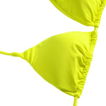 Neon Yellow Bikini - Triangle