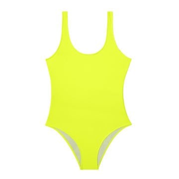 Neon Yellow Swimsuit