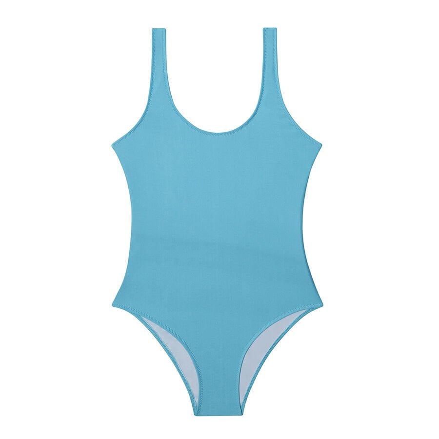 Neon Blue Swimsuit