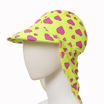 Neon Hearts Sun Hat