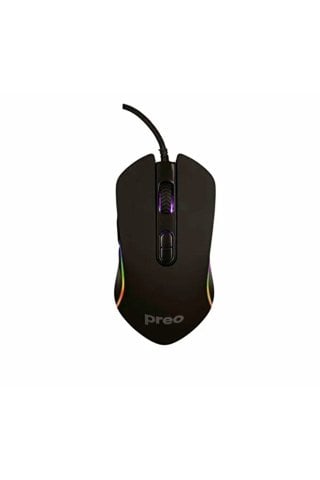 Preo Mg15 Rgb Led Kablolu Gaming Mouse Siyah