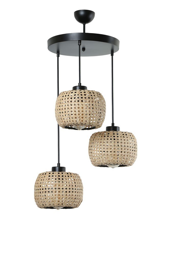 HİPER TIGER 3 LÜ TEPSİLİ RATTAN SARKIT 8575-3