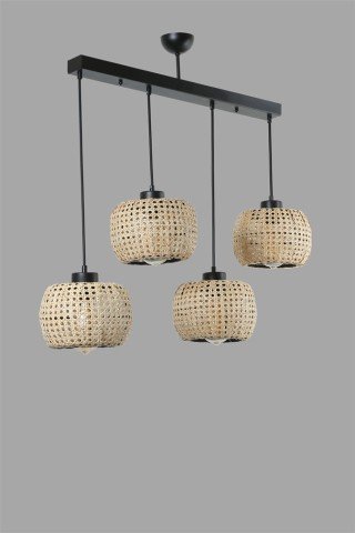 HİPER TIGER 4 LÜ SIRALI RATTAN SARKIT8575-7