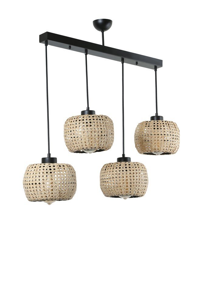 HİPER TIGER 4 LÜ SIRALI RATTAN SARKIT8575-7