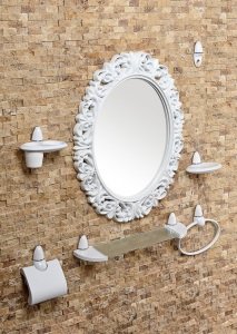 Hiper Dekoratif Oval Ayna Seti