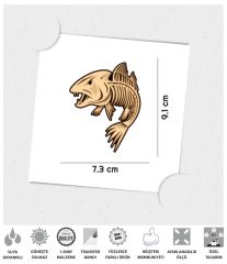 Kılçıklı Balık Sticker Çınar Extreme