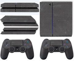 PlayStation 4 Siyah Carbon Fiber Kaplama Takımı Çınar Extreme