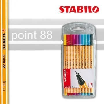 Stabilo Point 88 İnce Keçe Uçlu Kalem 10'lu