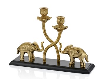 Elefante 2 Filli Gold Şamdan(35*10*24cm)