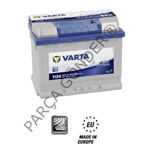 Varta 60 Amper Akü 60 Ah 540 A Blue Dynamic 560 408 054