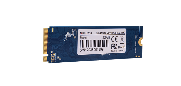 HI-LEVEL 256GB SATA3 M2 NVMe PCIe SSD 2000/1100MBs