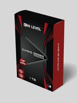 HI-LEVEL 1TB SATA3 M2 NVMe PCI-E G3X4 SSD 3500-3300MBs GMR3500HS  WITH HEATSINK (GAMING)