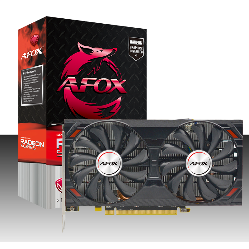 AFOX RX 550 4GB GDDR5 128 BIT DVI HDMI DP ATX DUAL FAN RETAIL PACK