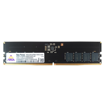 NEOFORZA 16GB 5600MHz CL40 1.25V  DDR5 UDIMM