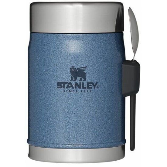 Stanley Klasik Paslanmaz Çelik Yemek Termosu Kaşıklı 0,40 LT 0,40 LT - Koyu Mavi