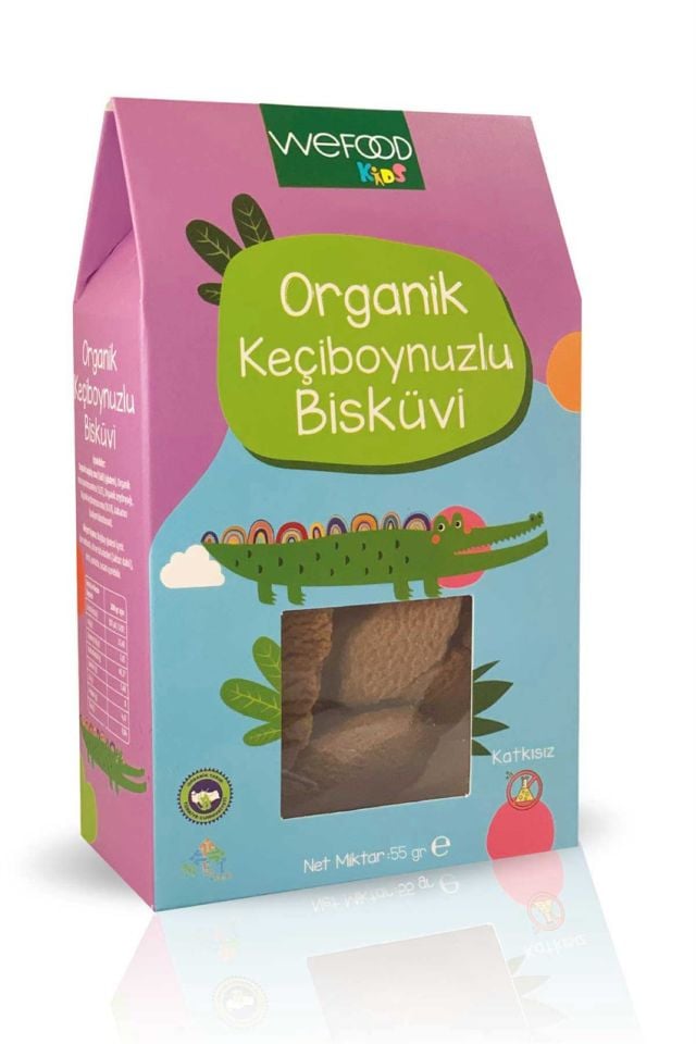 Wefood Kids Organik Keçiboynuzlu Bisküvi 55 gr